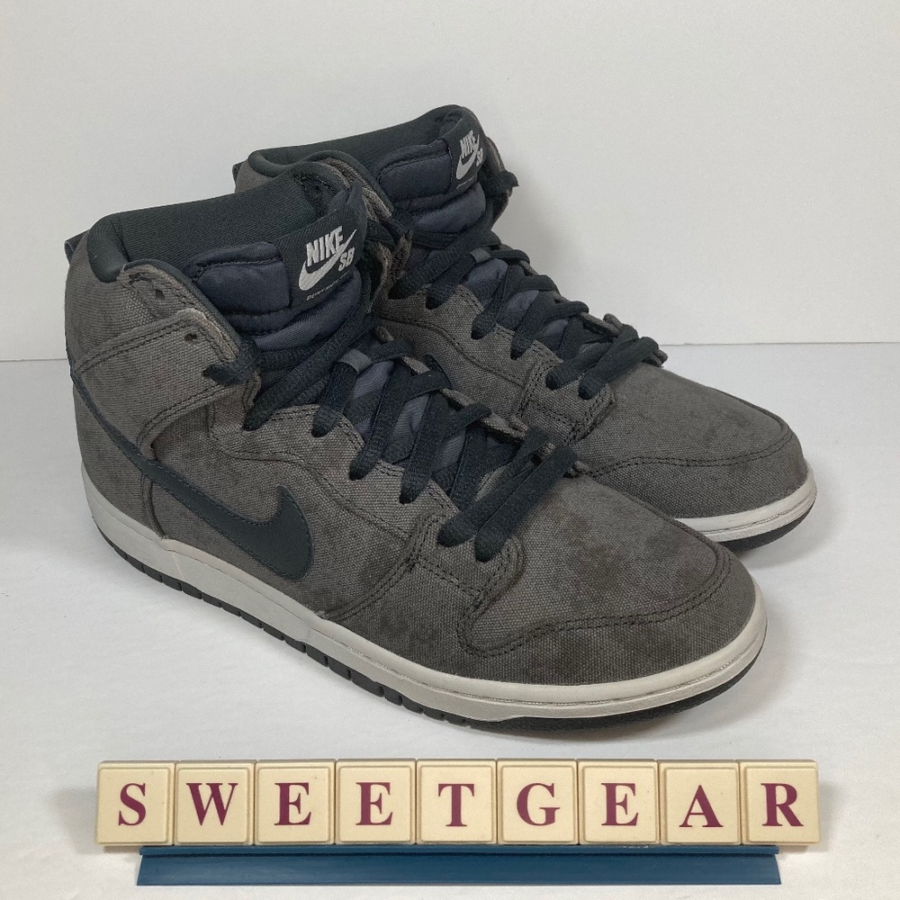 Nike Dunk SB High 'Stained Canvas' - Picture 4 of 14